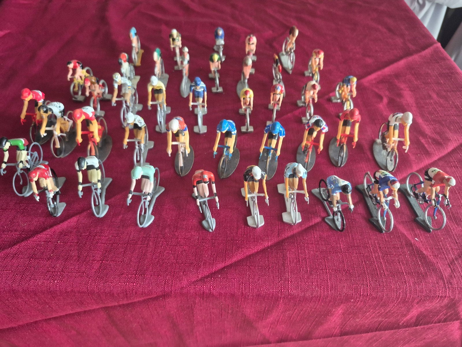 miniatuur renners 41 stuks, Verzamelen, Ophalen, Gebruikt