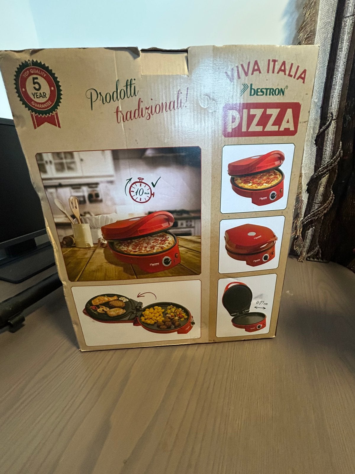Bestron pizza oven/grill (NIEUW in verpakking), Tuin en Terras, Ophalen, Nieuw