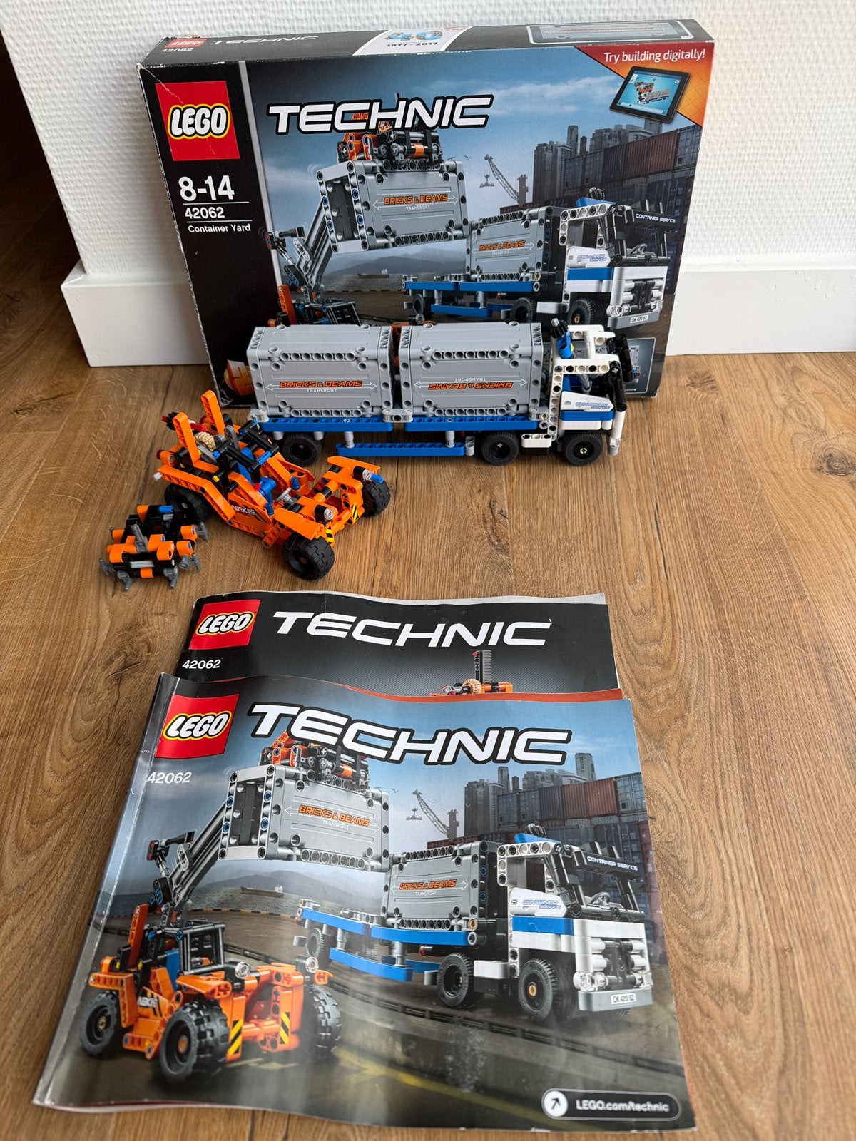 Kit de transport de conteneurs Lego Technic 42062, Enlèvement ou Envoi, Lego, Comme neuf, Technic