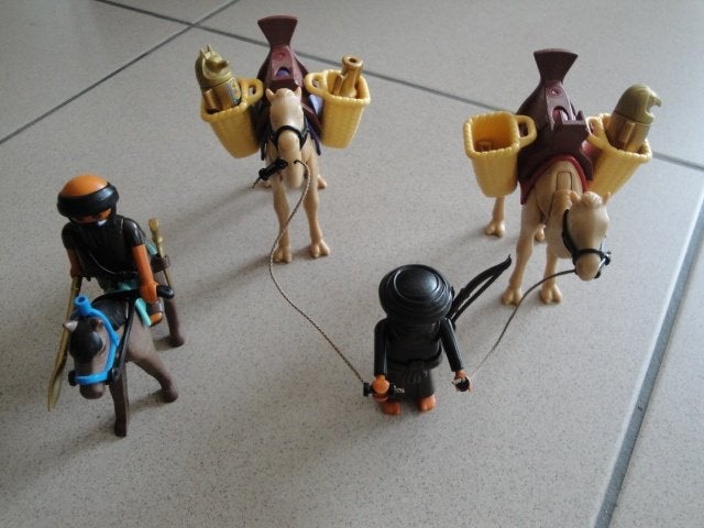 Playmobil Egypte - kamelen en dieven, Kinderen en Baby's, Speelgoed | Playmobil, Ophalen of Verzenden, Zo goed als nieuw