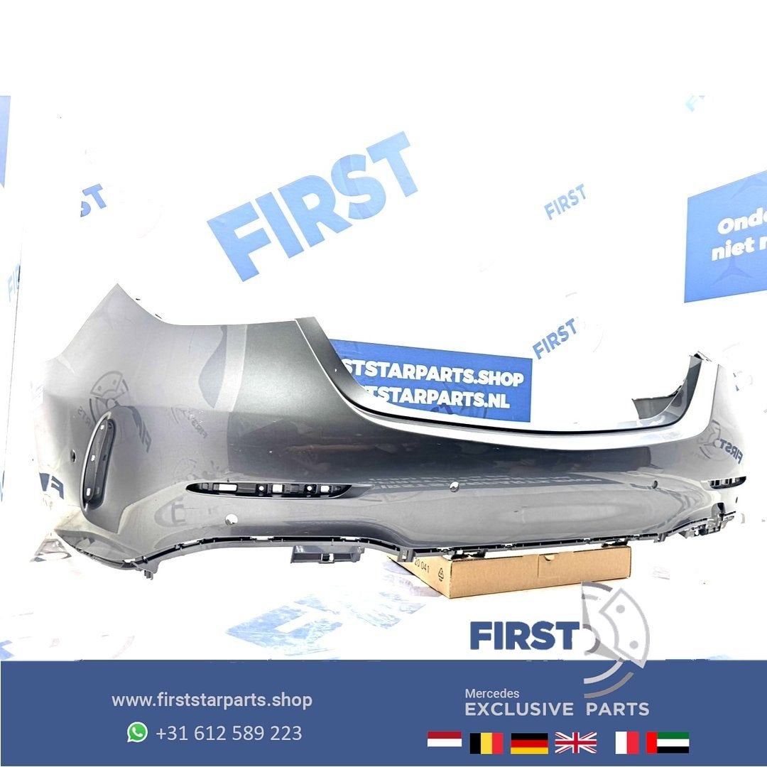 W206 AMG ACHTERBUMPER 2021-2026 ZWART WIT GRIJS Mercedes C K, Arrière, Utilisé, -, -
