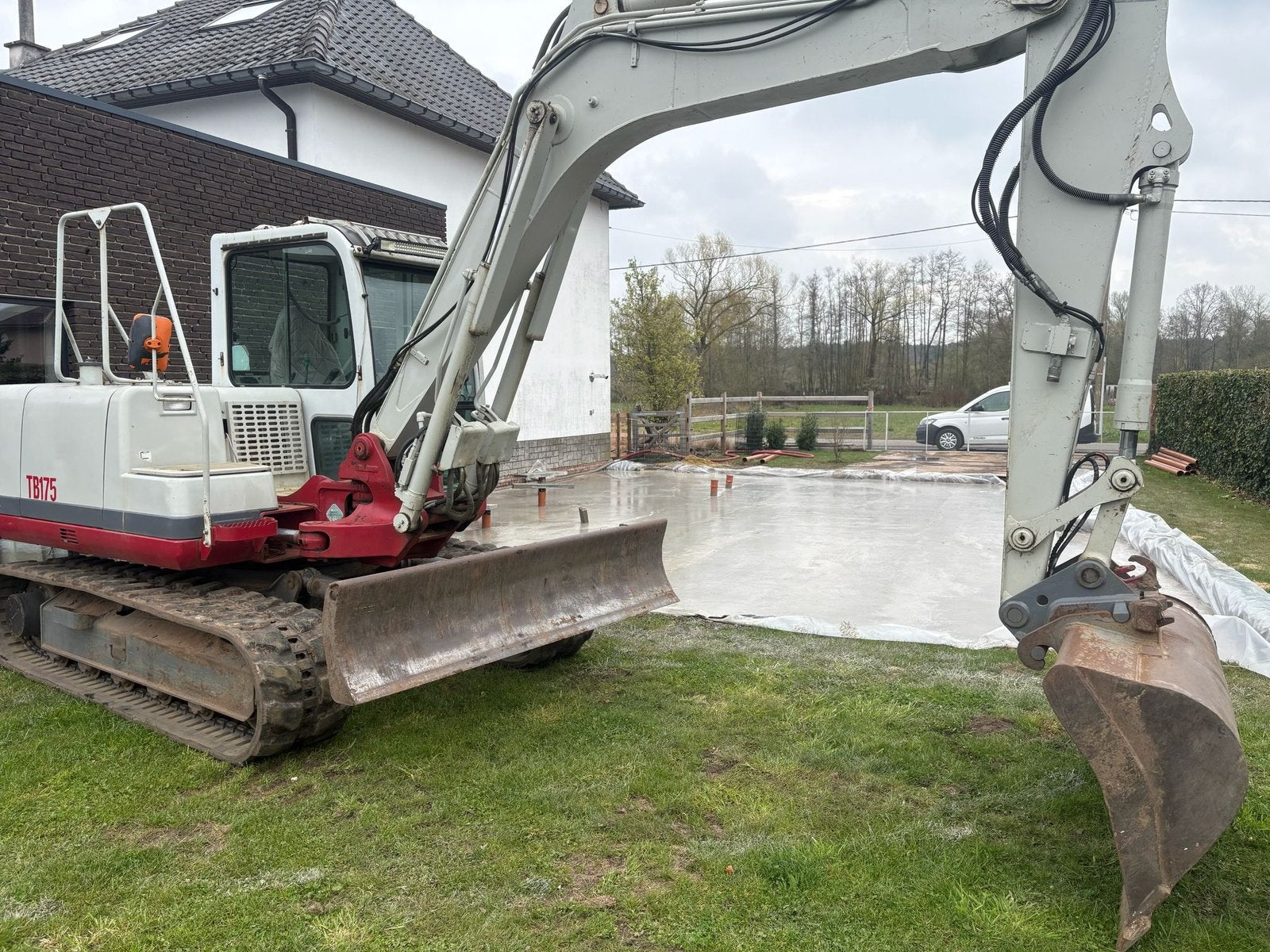 Takeuchi tb 175, Ophalen, Graafmachine