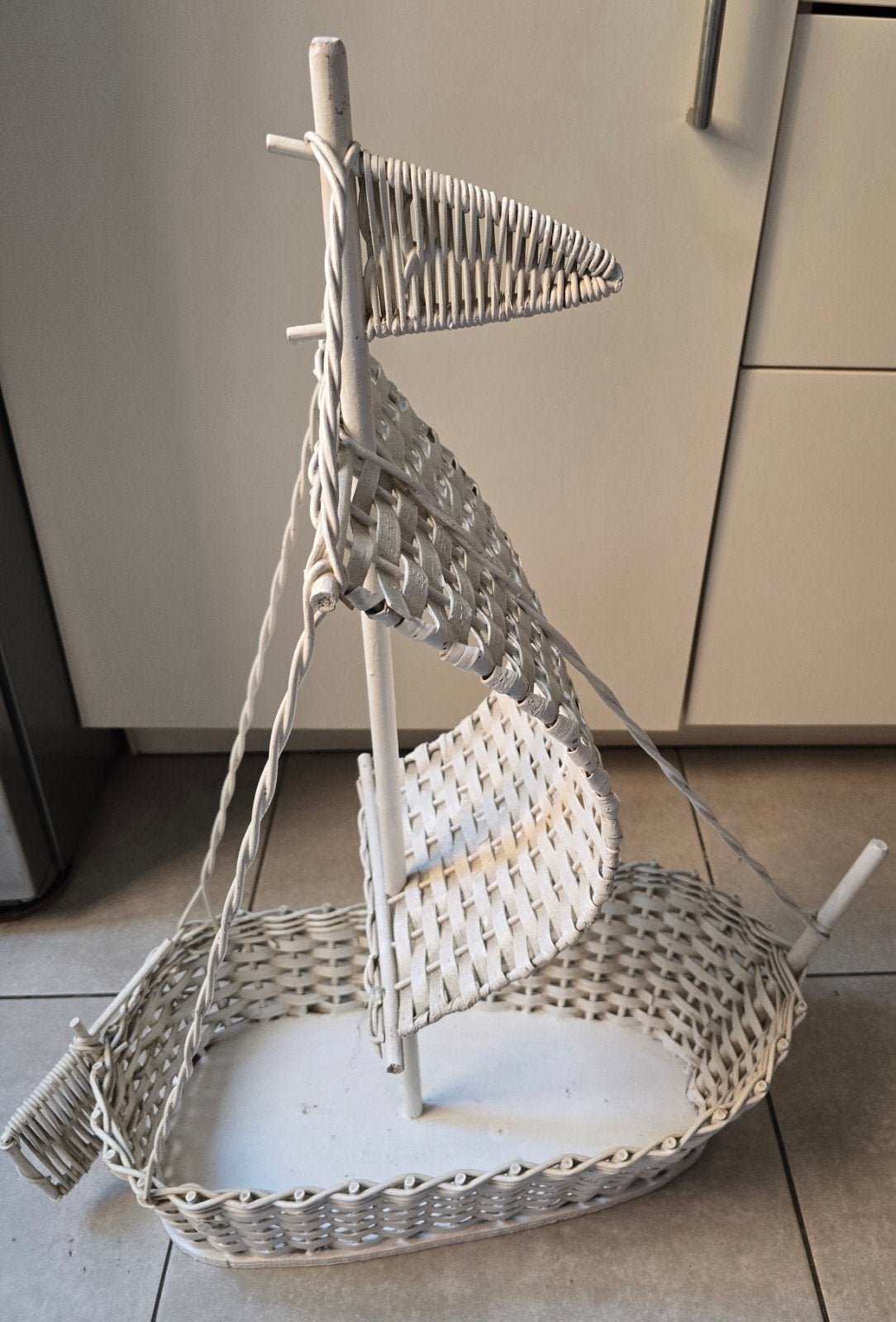 Decoratieve rieten boot, Diversen, Ophalen