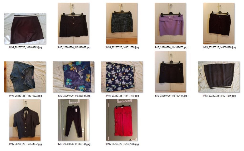 lot de jupes - pantalon - pantacourt - ensemble femme, Kleding | Dames, Rokken, Gedragen, Maat 38/40 (M), Meerkleurig, Boven de knie