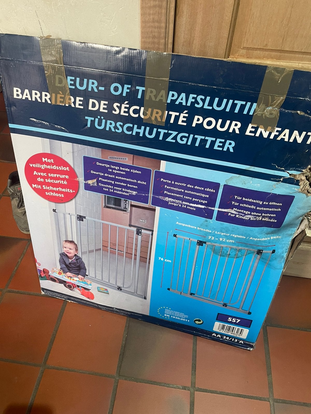 Barrière pour enfants metal, Enlèvement, Comme neuf