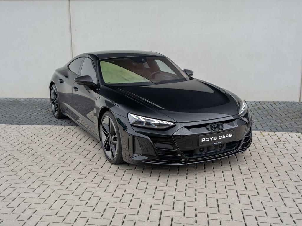 Audi RS e-tron GT RS E-Tron GT 93 kWh Quattro - Carbon - B&O, Auto's, Automaat, 4 deurs, Gebruikt, Zwart