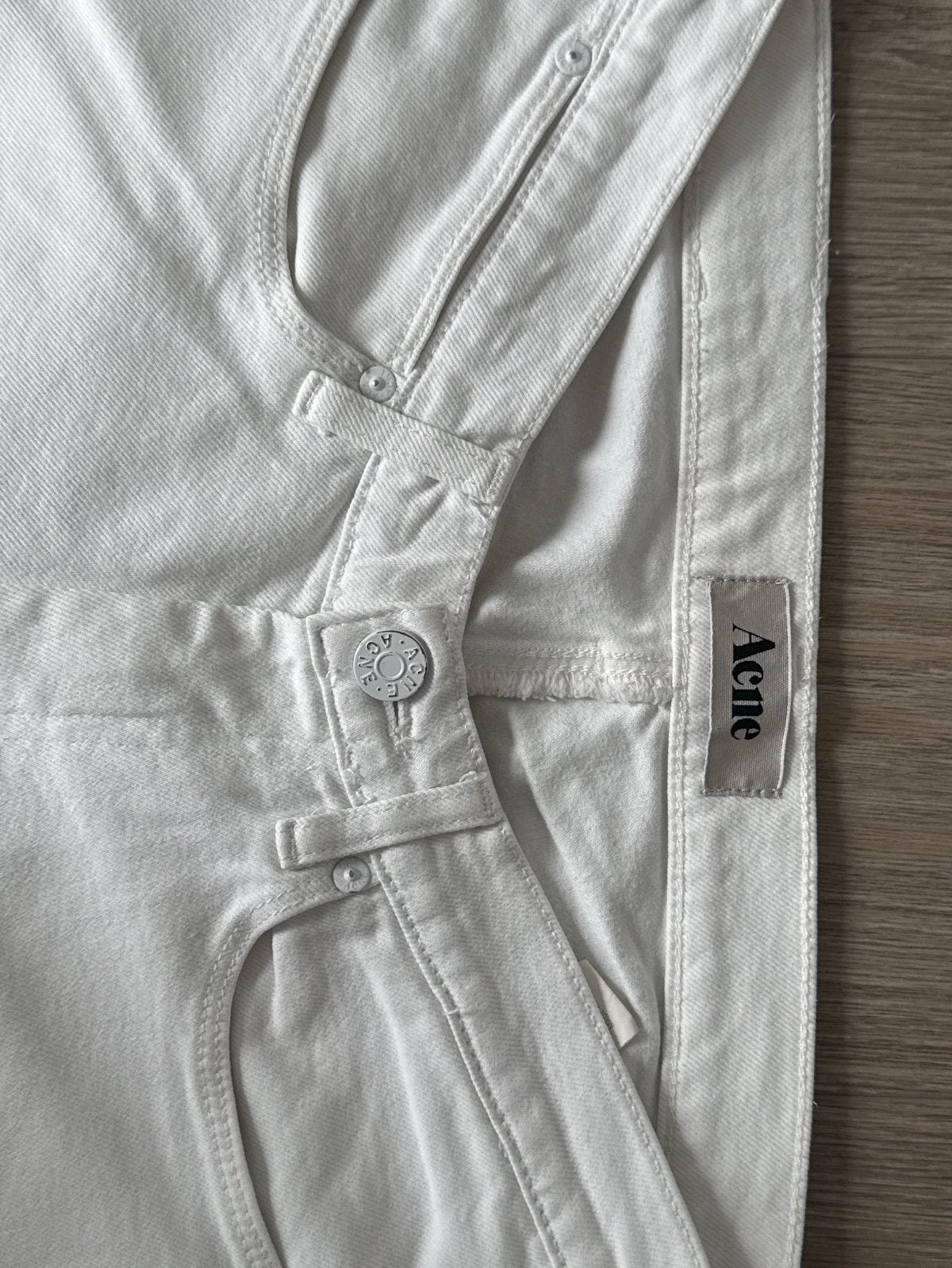 Acne Studios Jeans (30) – Heren – Wit – Slim Fit, Kleding | Heren, Spijkerbroeken en Jeans, Ophalen, Zo goed als nieuw, Wit