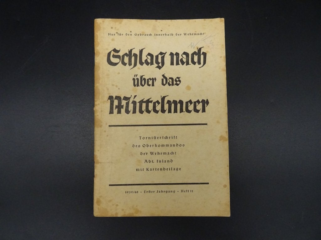Duitse Tornisterschrift Oberkommandos der Wehrmacht 1939/40, Ophalen of Verzenden, Overige soorten, Boek of Tijdschrift