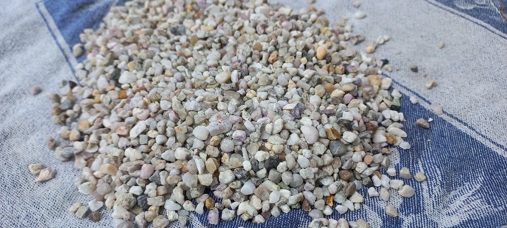 Aquarium bodem steentjes, Ophalen, Gebruikt, Grind, Zand of Voedingsbodem