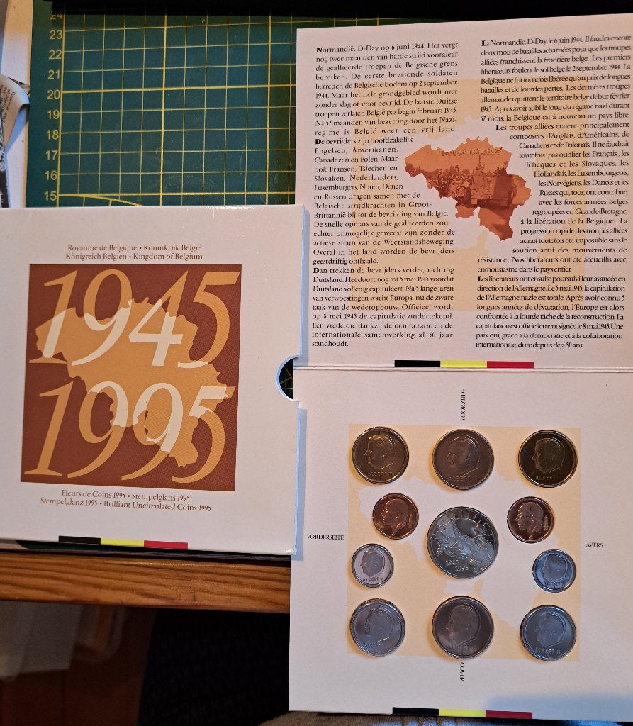 Fleurs de Coins 1995 / Stempelglans 1995, Timbres & Monnaies, Enlèvement ou Envoi