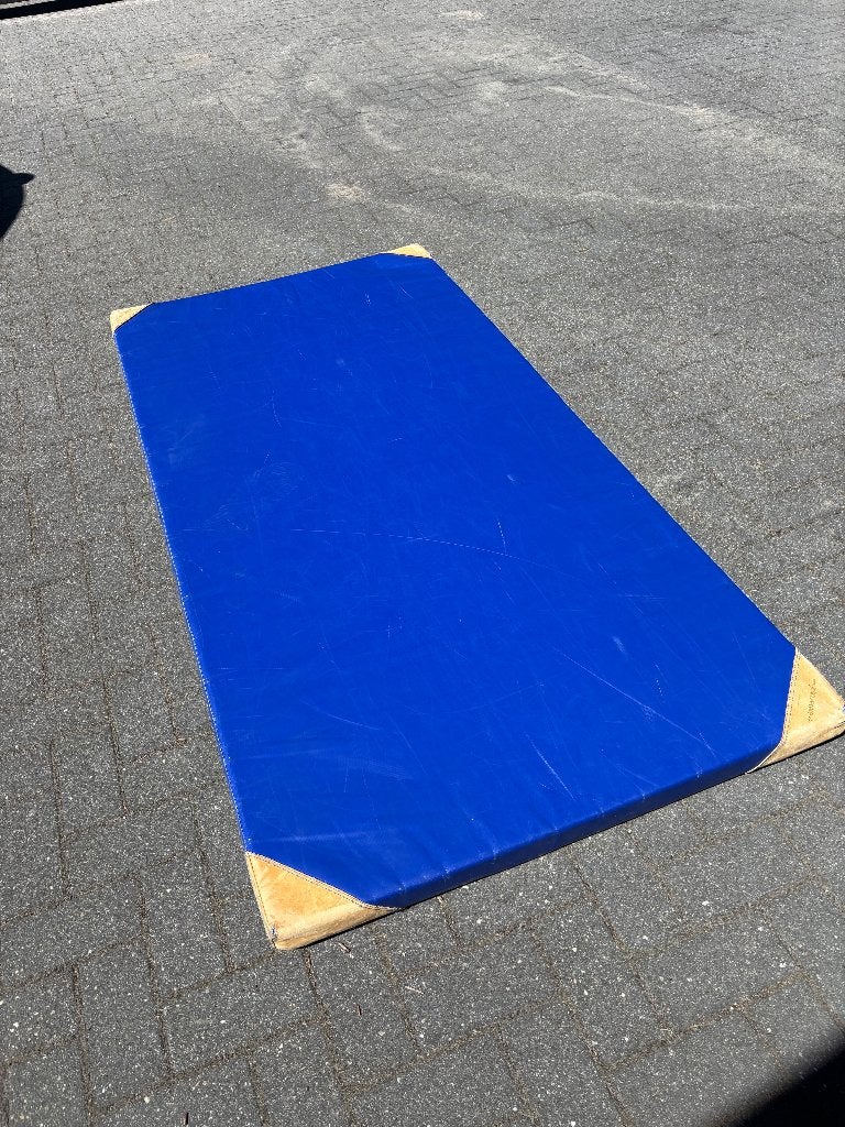 turnmatten valmatten gymmatten 200 x 100 x 6 cm 2 stuks, Sports & Fitness, Gymnastique, Enlèvement, Utilisé, Matériel