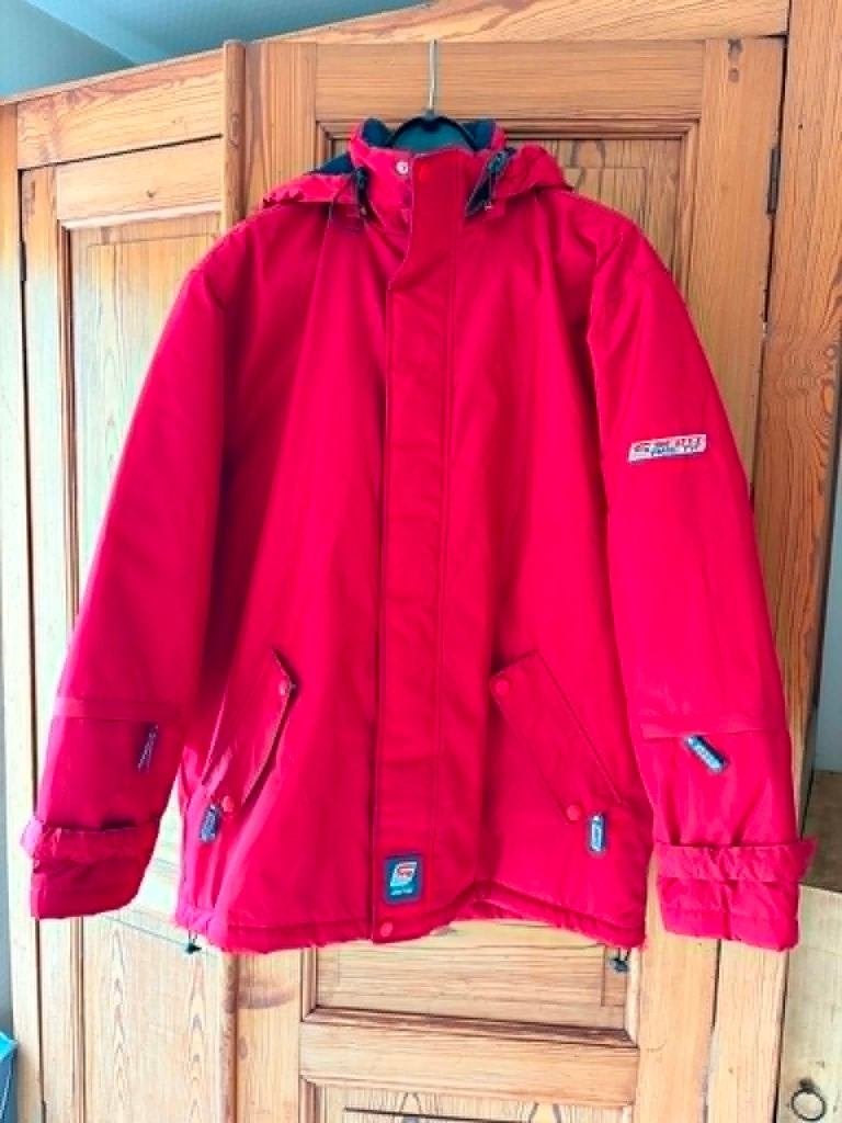 Rode wintervest met capuchon voor heren Scott, Kleding | Heren, Jassen | Winter, Gedragen, Maat 56/58 (XL), Rood, Ophalen of Verzenden