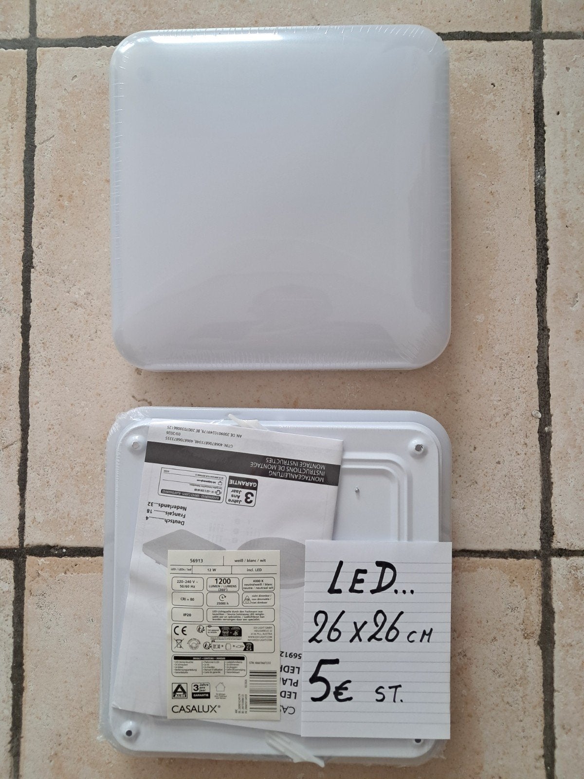 nieuwe verlichting, Maison & Meubles, Lampes | Autre, Rechargeable, Enlèvement