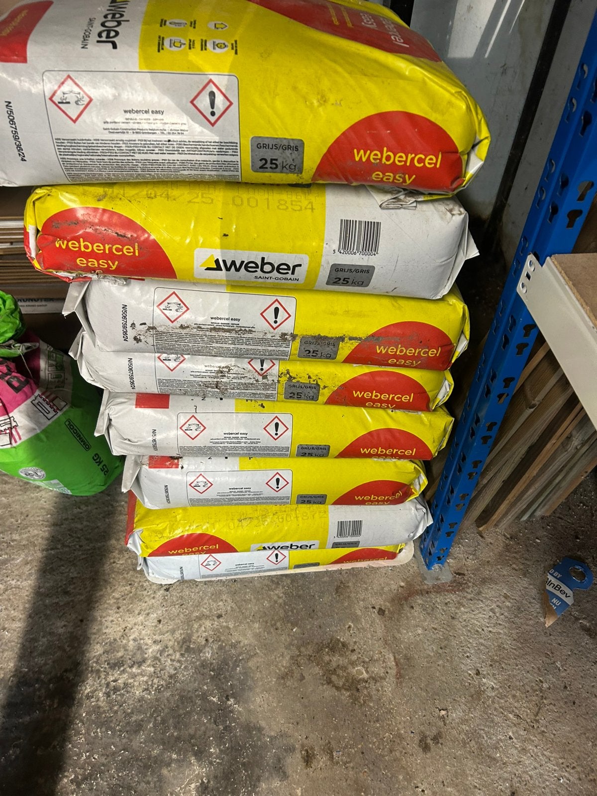 Béton turbo Weber Cell Easy 25 kg, Enlèvement, Comme neuf