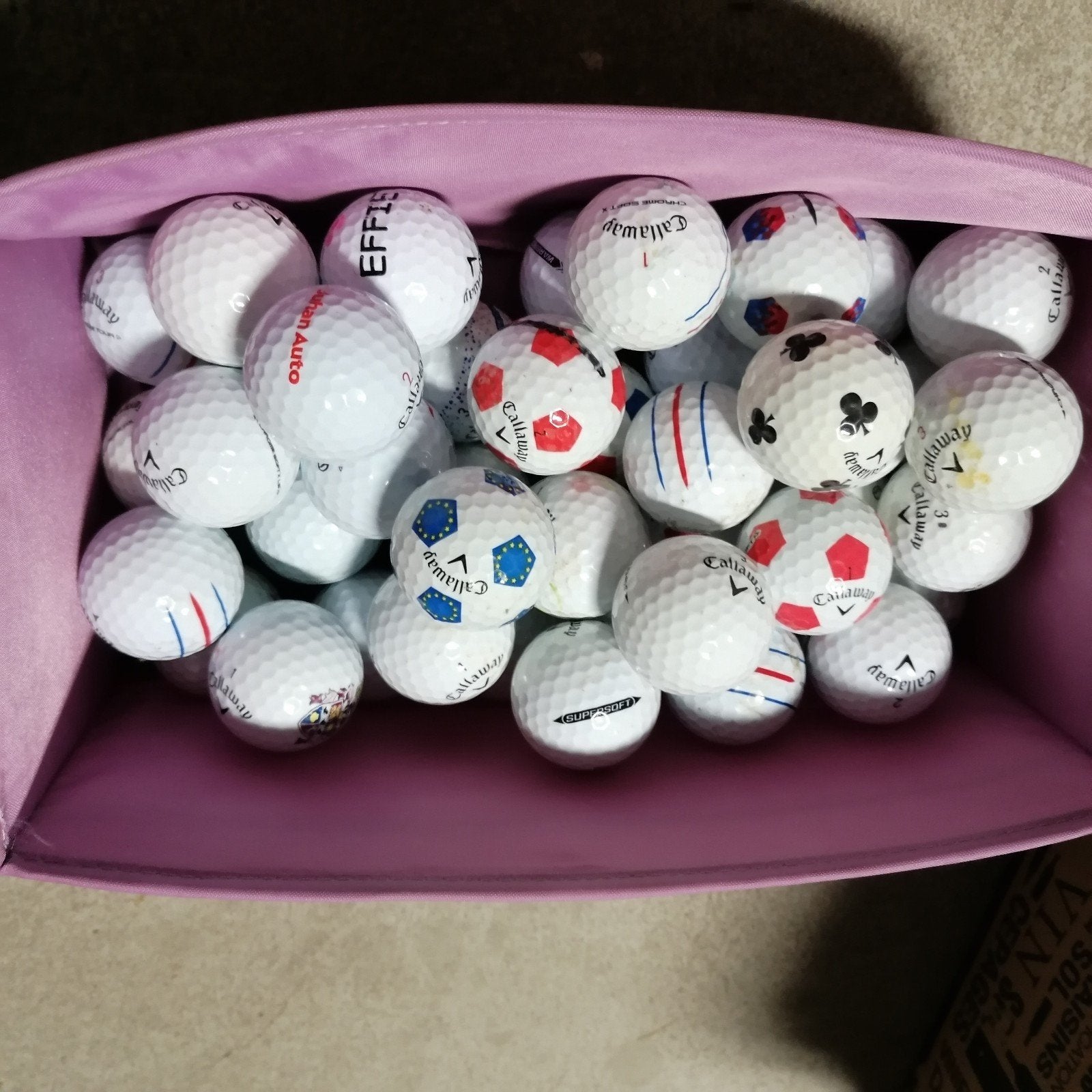 Set van 50 Callaway-ballen, Bal(len), Callaway