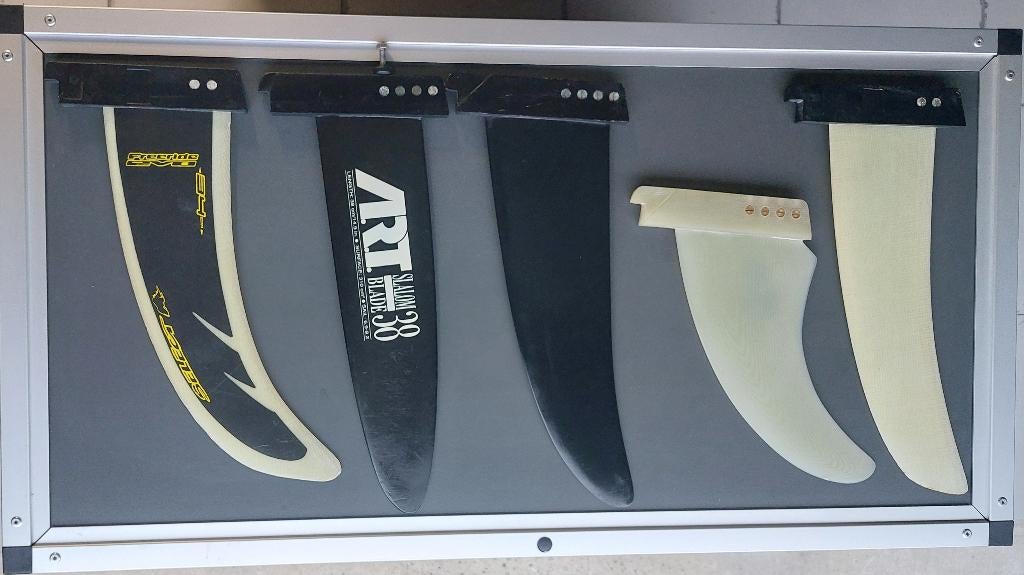 Ailerons pour planche a voile Trimbox Tuttlebox Tiga box, Sports nautiques & Bateaux, Planche à voile, Enlèvement ou Envoi, Utilisé