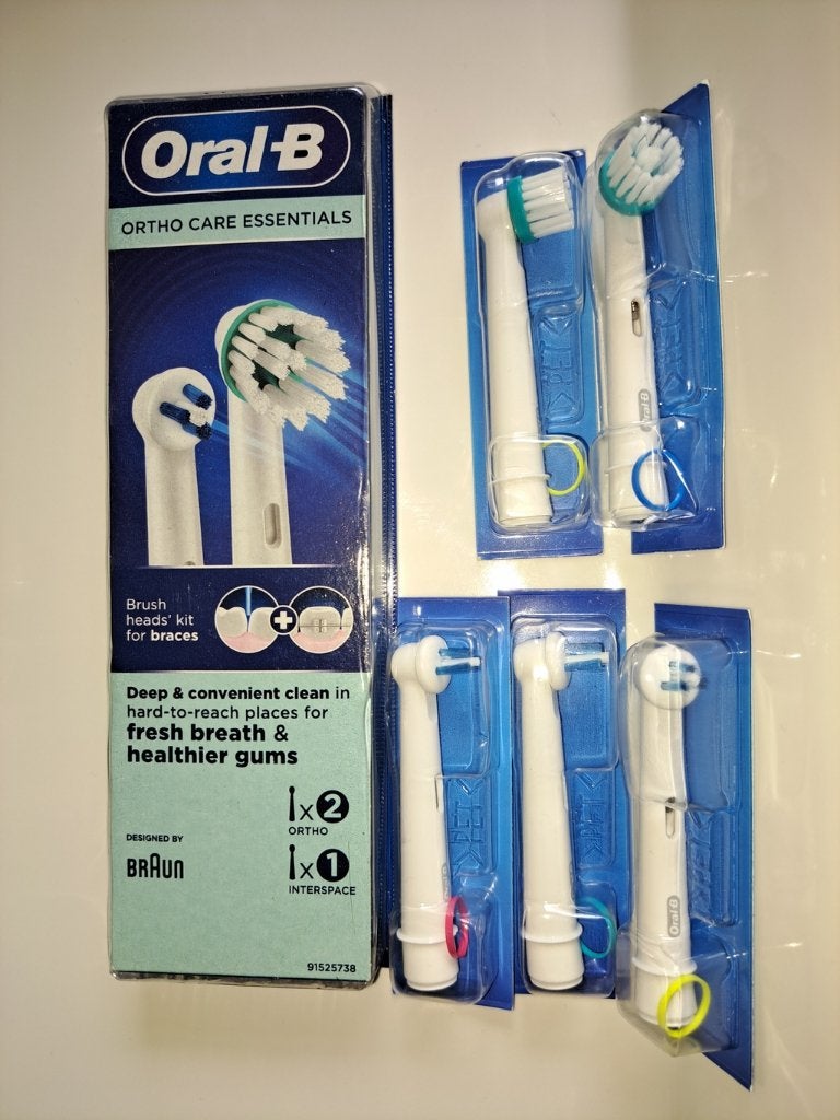 Oral-B Ortho Care - Opzetborstels - 5 stuks, Ophalen of Verzenden, Nieuw, Opzetborstel