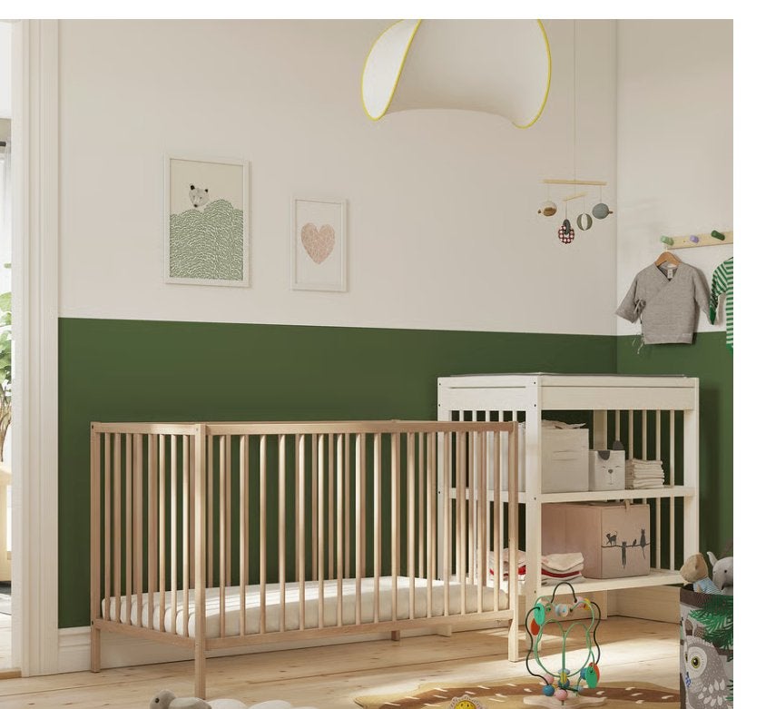 Ikea baby bed, Ophalen, Zo goed als nieuw, Eenpersoons, Hout