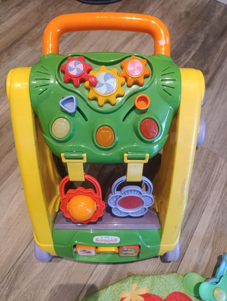 Babygym en loopwagen, Ophalen, Gebruikt, Babygym, Met licht