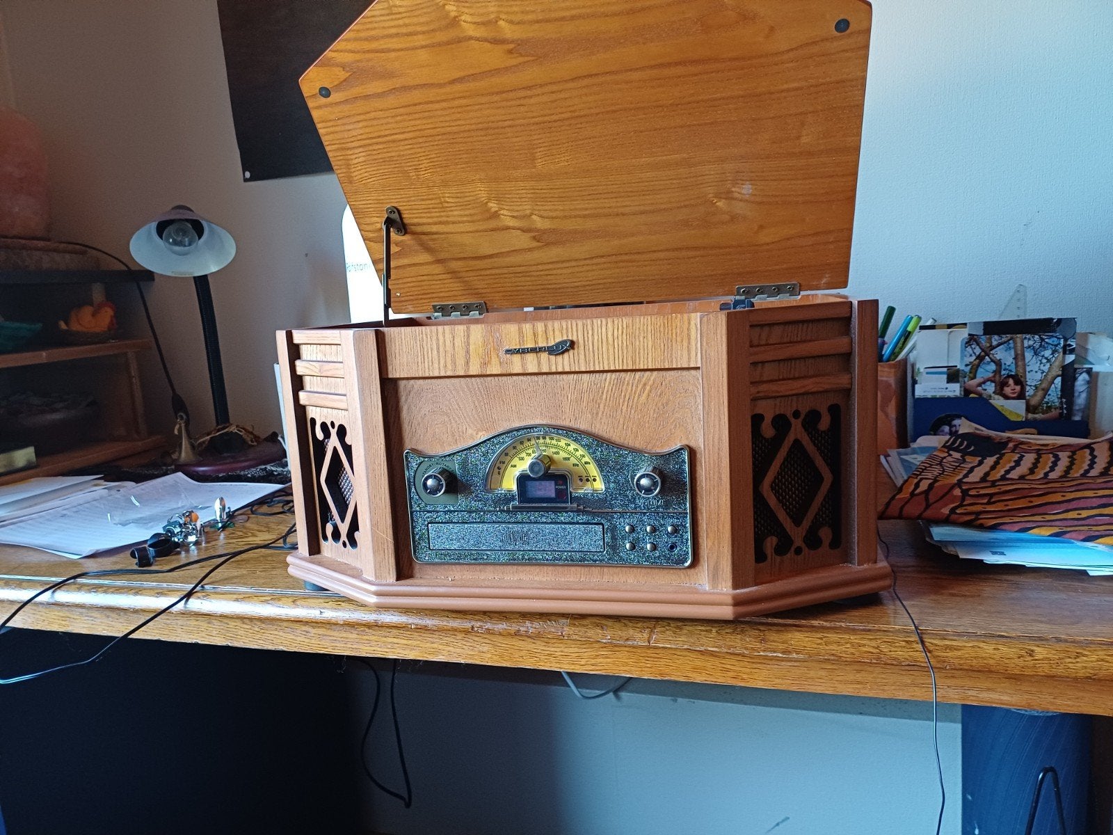 Stereoketen Retro Cyberlux, Audio, Tv en Foto, Stereoketens, Ophalen, Zo goed als nieuw, Overige merken
