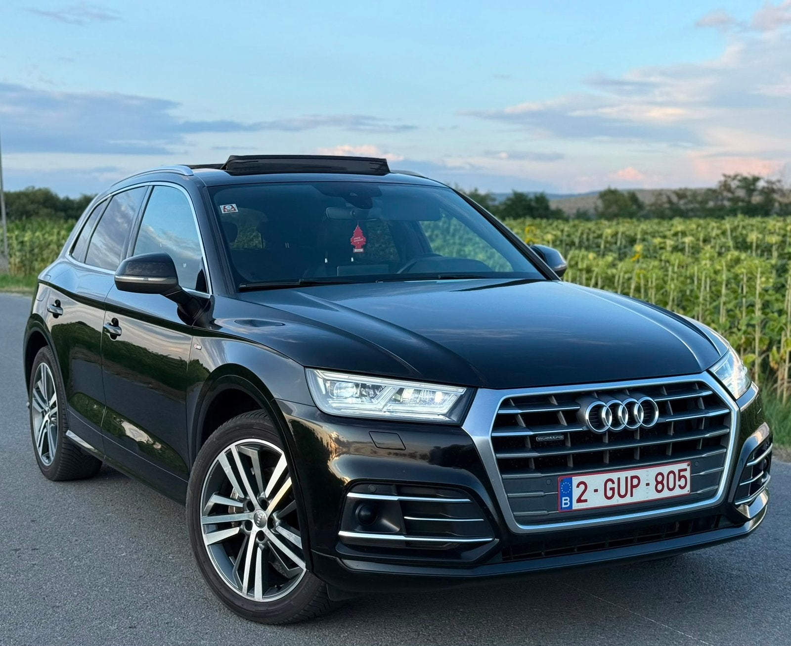 Audi Q5 3x Sline 2.0 tdi Quattro 2018, Autos, Audi, Cuir, Achat, Euro 6, Q5