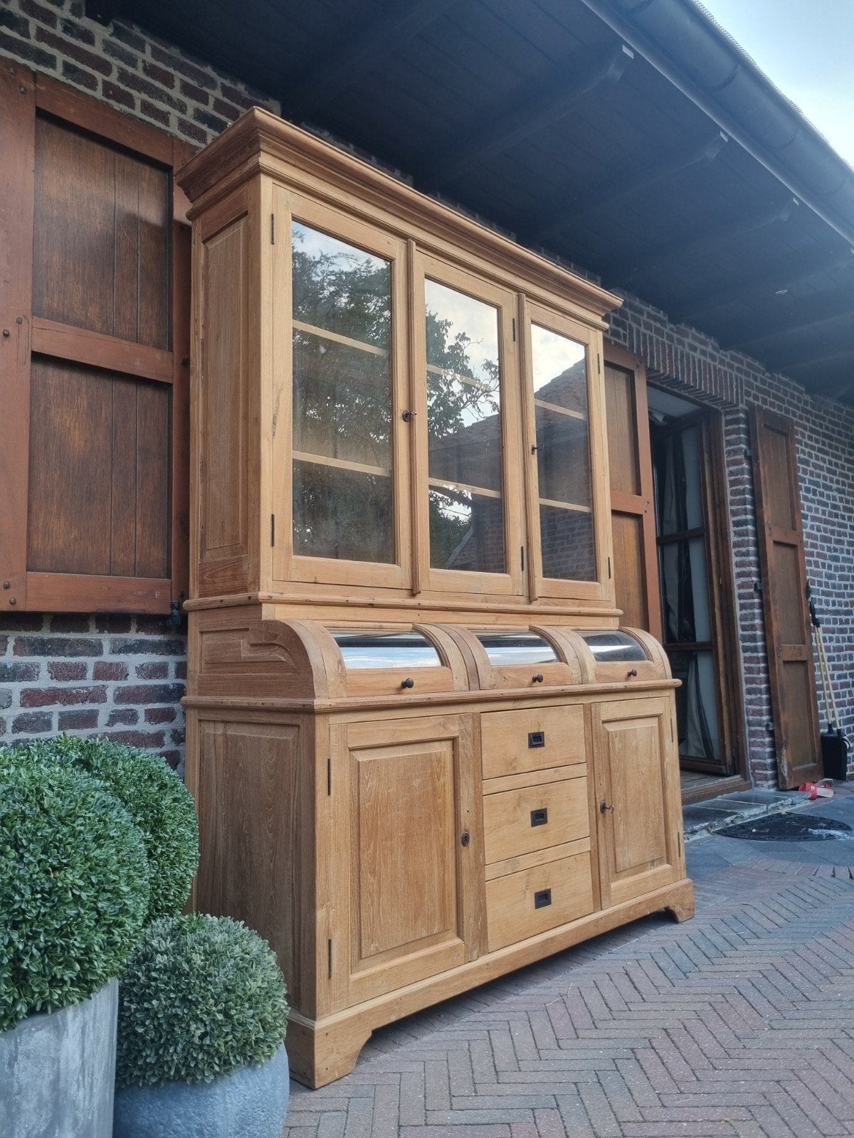 Teak grutterskast/buffetkast art, Huis en Inrichting, Kasten | Buffetkasten, Ophalen, 200 cm of meer, ., 150 tot 200 cm