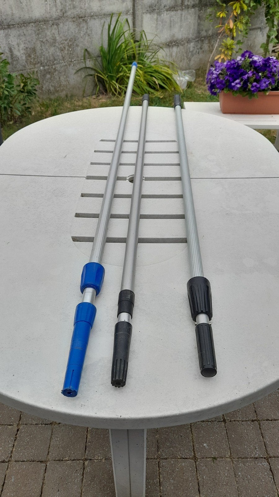 perches pour nettoyer les vitres, Enlèvement