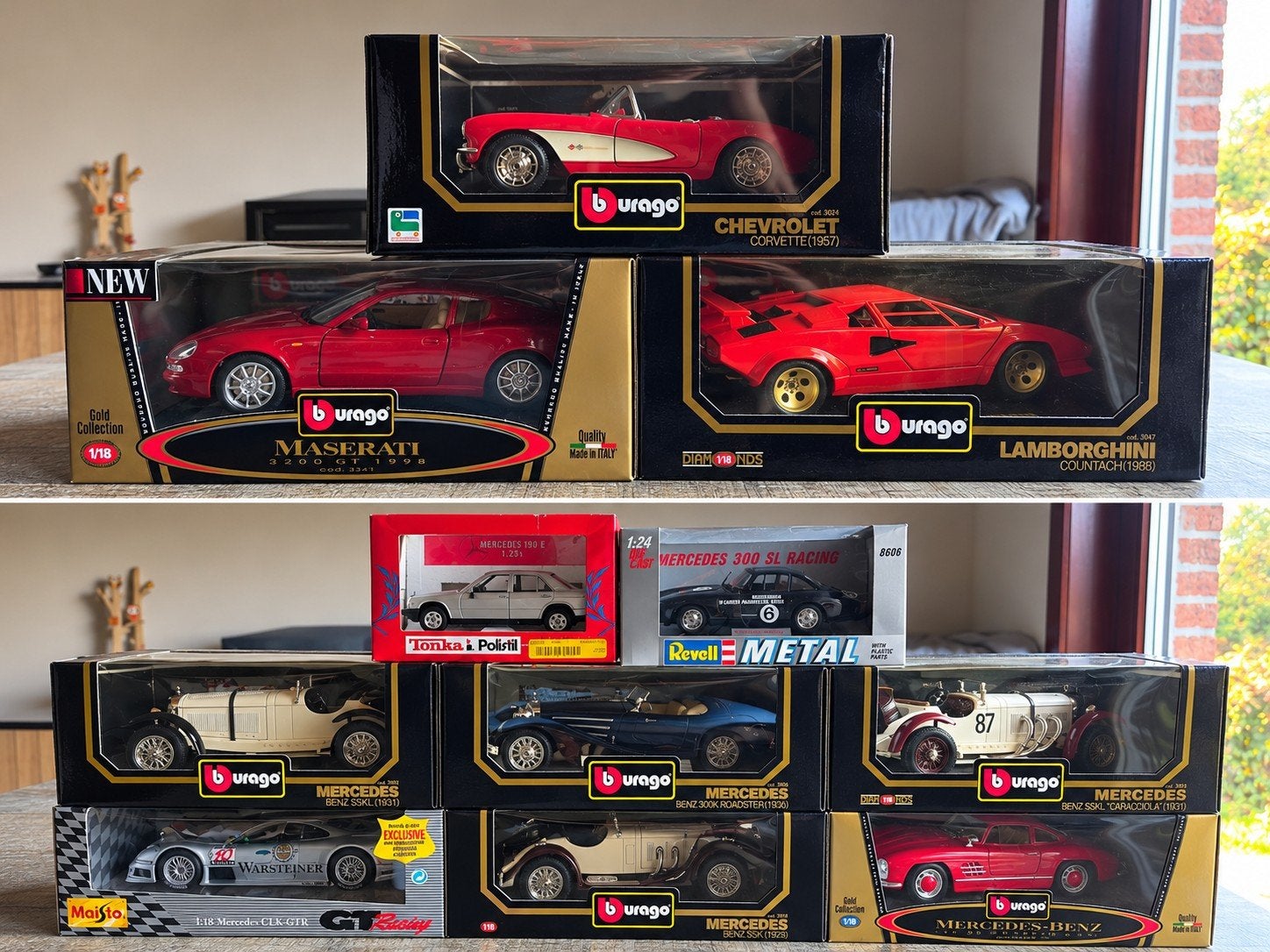voiture miniature Mercedes  Lamborghini Chevrolet et Maserat, Enlèvement ou Envoi