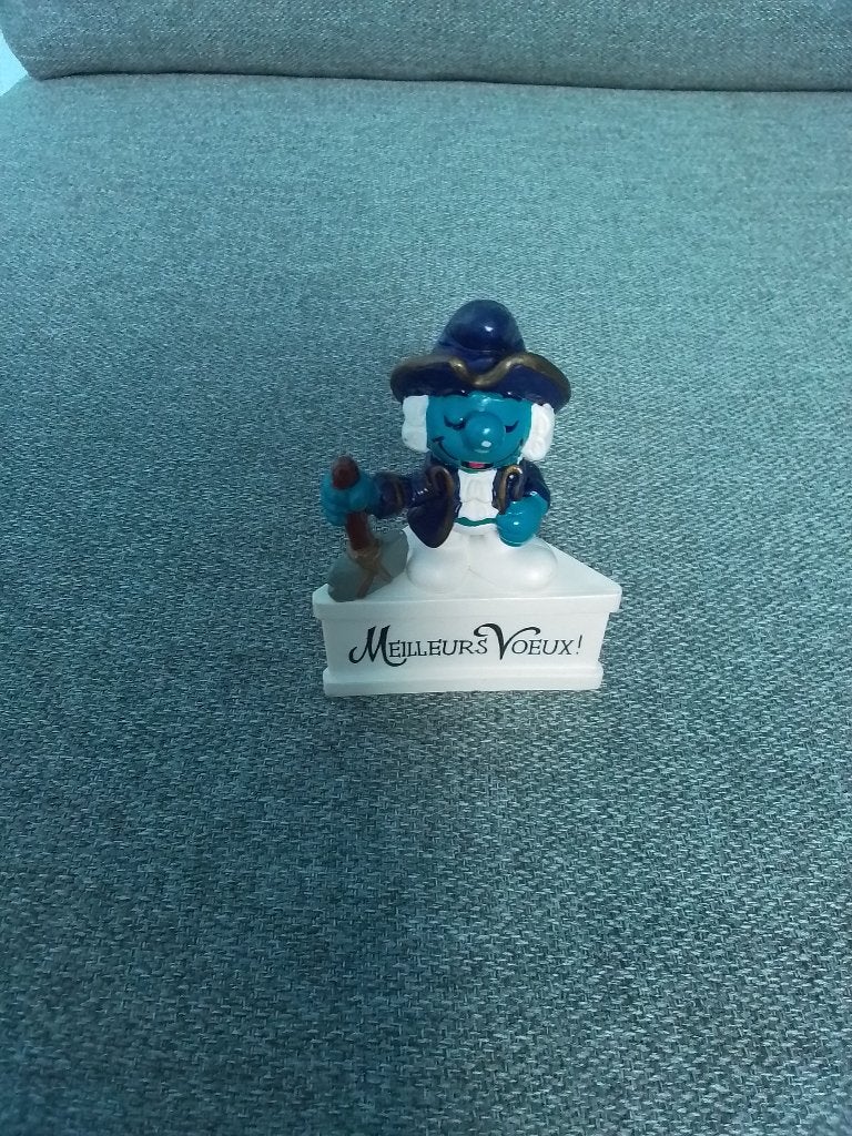 smurfsmurf 20505 historische basis van Georges Washington, Verzamelen, Smurfen, Verzenden, Zo goed als nieuw, Overige Smurfen