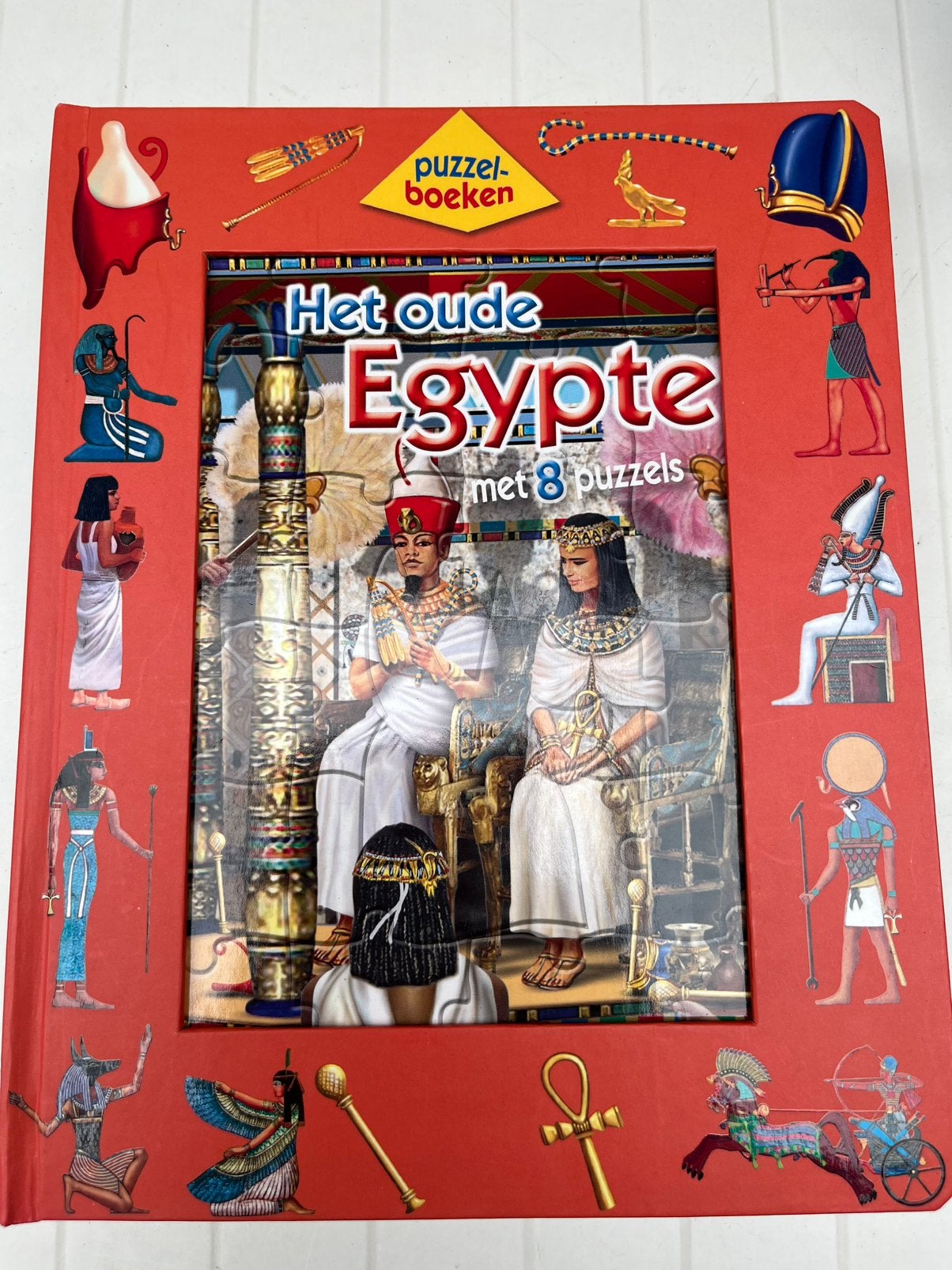 Puzzelboek  het oude Egypte   kompleet, Ophalen of Verzenden, Zo goed als nieuw