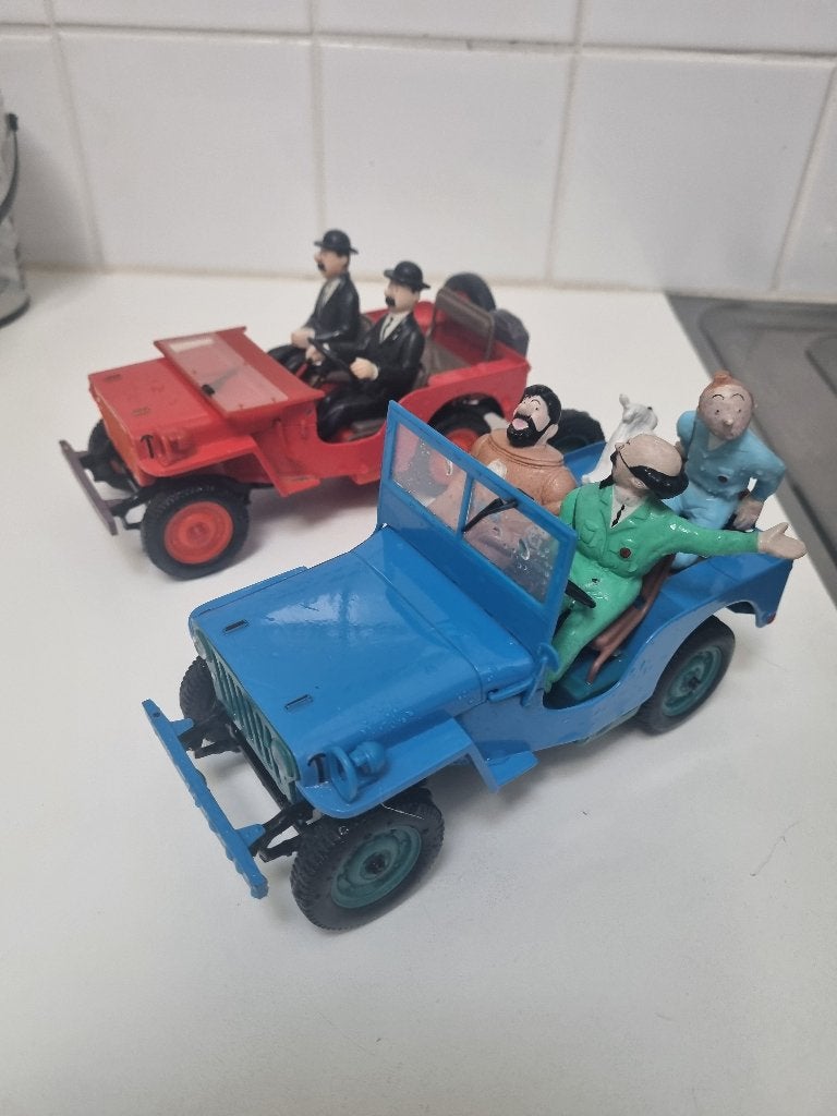 kuifje jeeps, Enlèvement, Utilisé