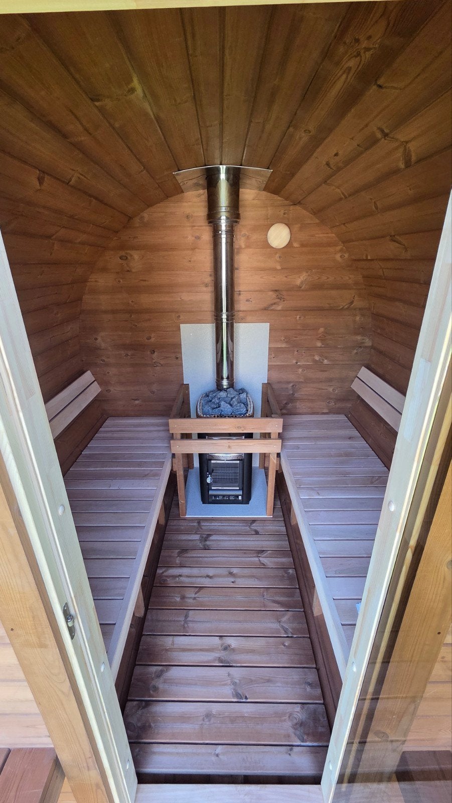 Livraison et installation gratuites d'un sauna en baril de 2, Enlèvement ou Envoi