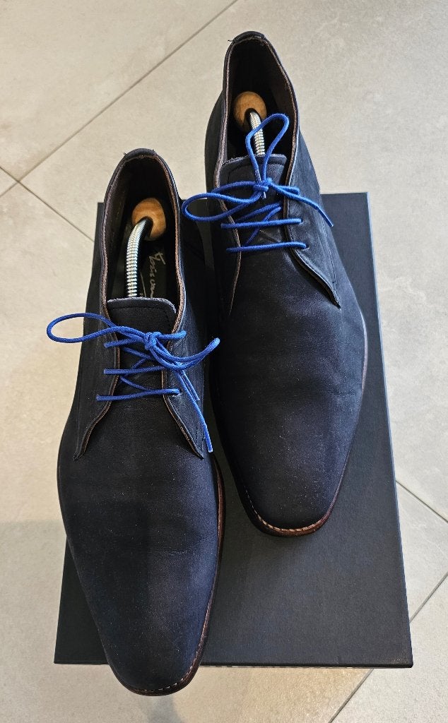 Floris van Bommel - chaussure à lacets bleue - taille 44.5, Vêtements | Hommes, Chaussures, Enlèvement ou Envoi, Floris van Bommel