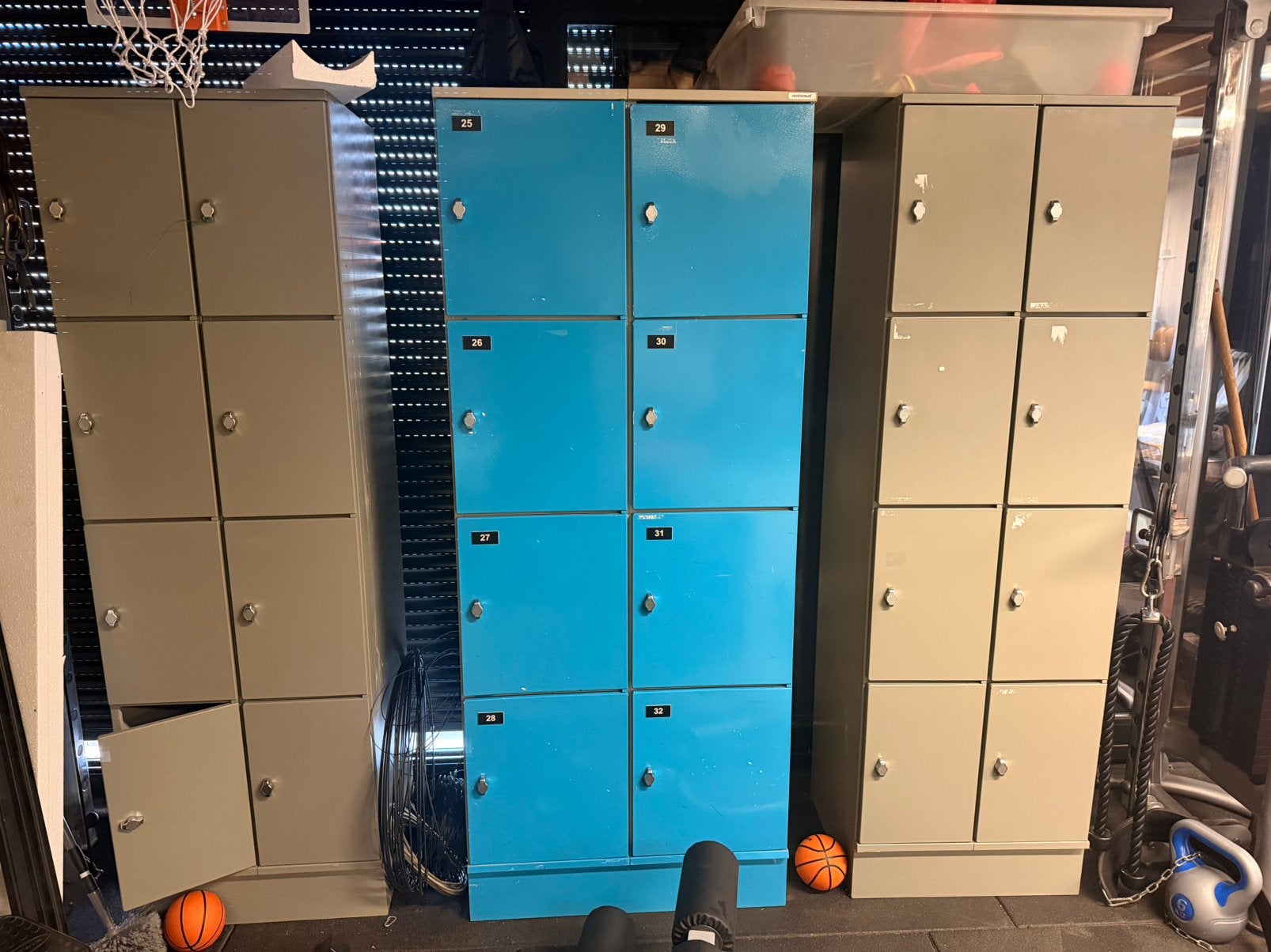 Professionele lockers., Ophalen, Gebruikt