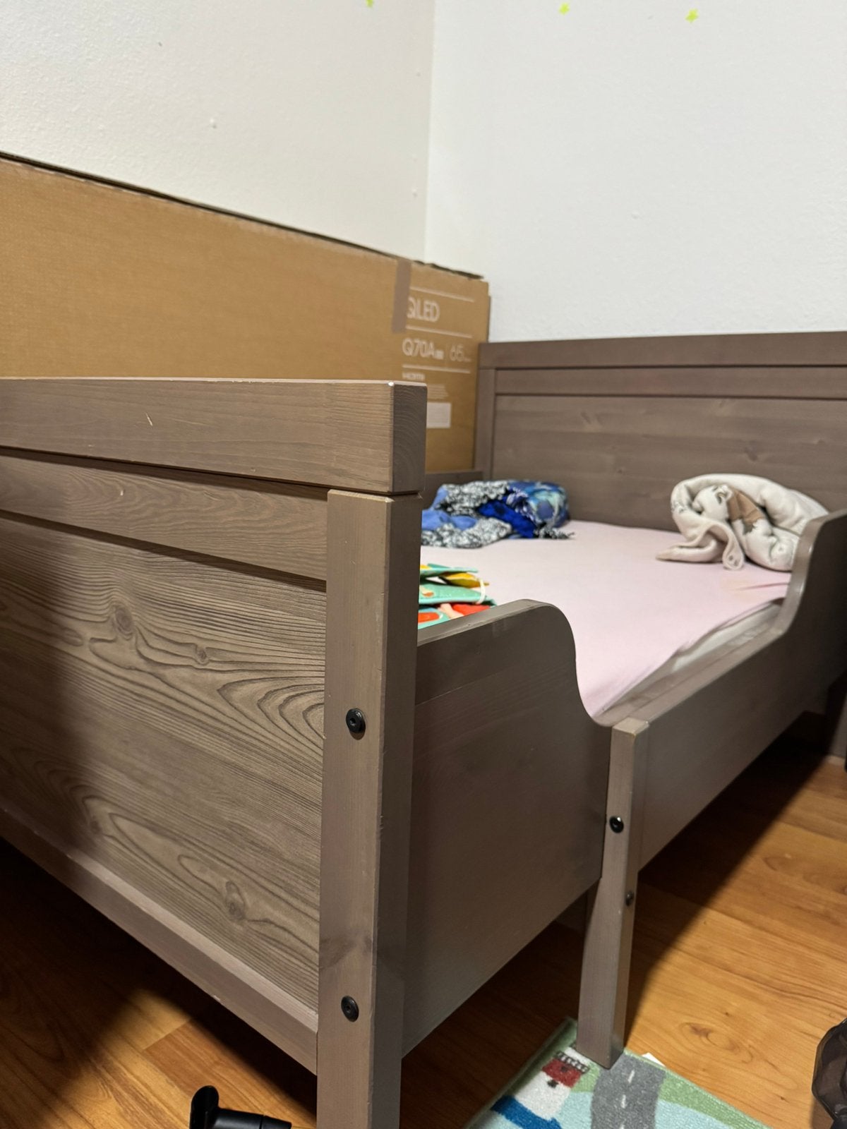 Lit+matelas enfant à vendre, Matelas, 85 à 100 cm, Enlèvement, 180 cm ou plus