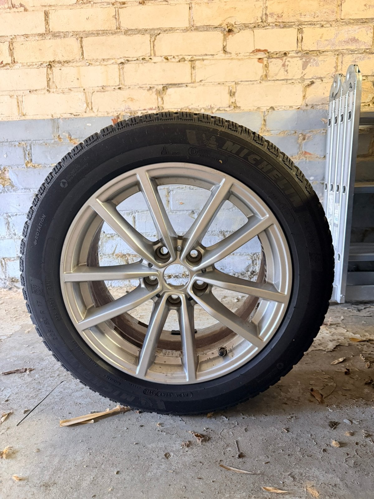 Originele BMW 17” velgen + Michelin winterbanden, Auto-onderdelen, Ophalen, Winterbanden, Band(en)