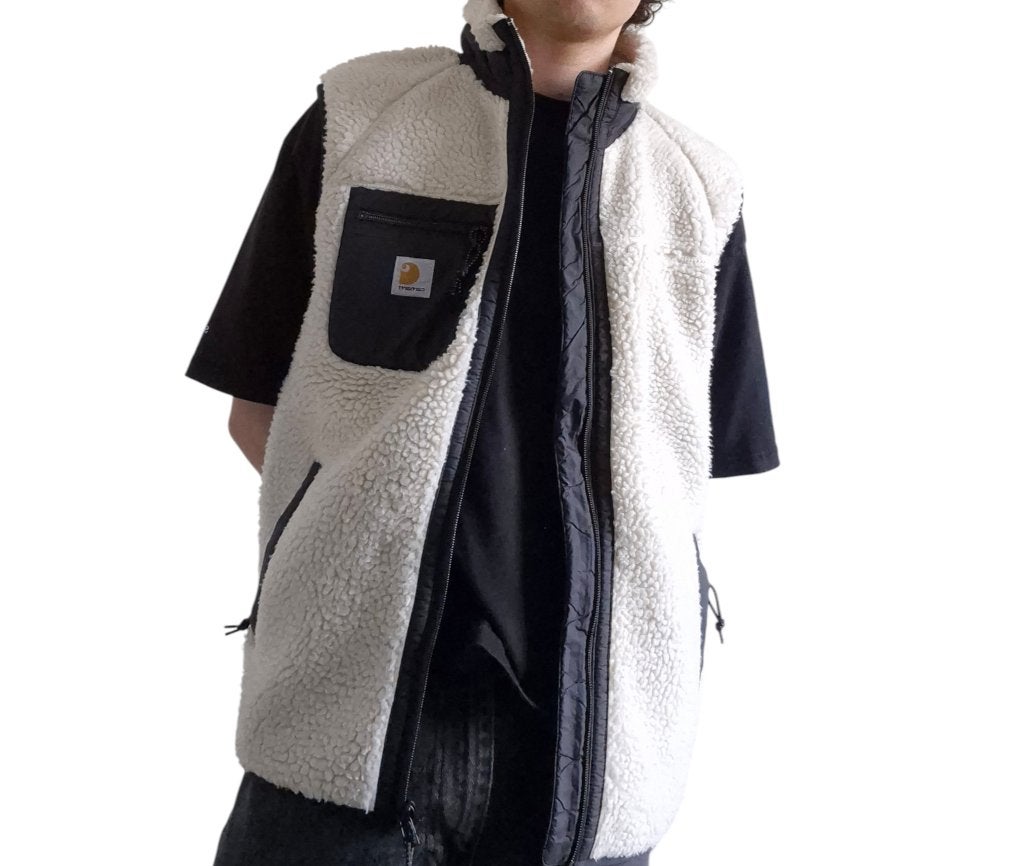 Carhartt WIP Prentis Vest Liner, Kleding | Heren, Wit, Carhartt, Ophalen of Verzenden, Gedragen