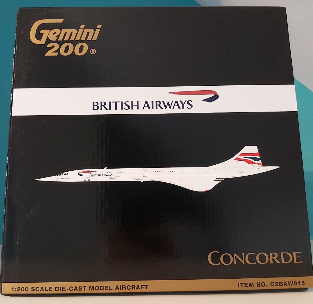 Concorde aérospatial Gemini200 G2BAW915 British Airways, Enlèvement ou Envoi, Neuf, Modèle réduit
