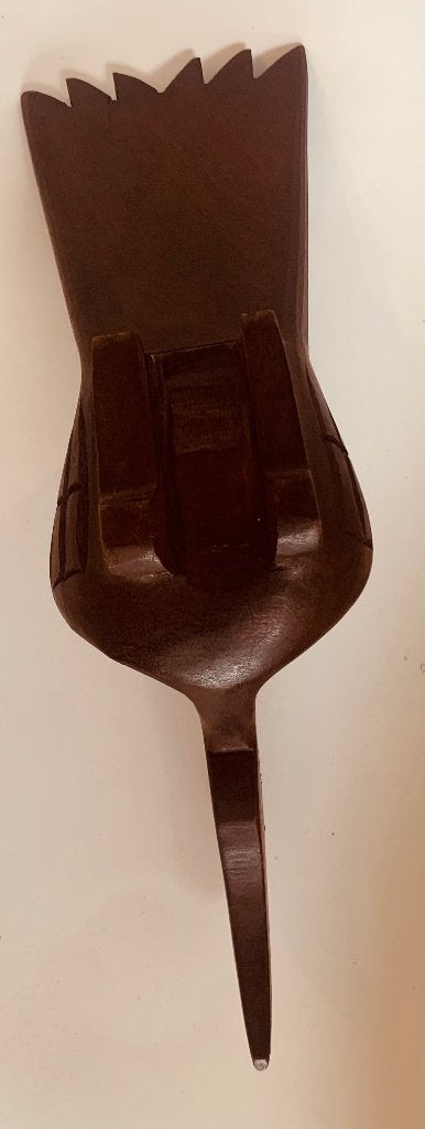Vintage Mid-Century Houten Vogelsculptuur – Handgesneden, Ophalen of Verzenden, Modern, Vogel