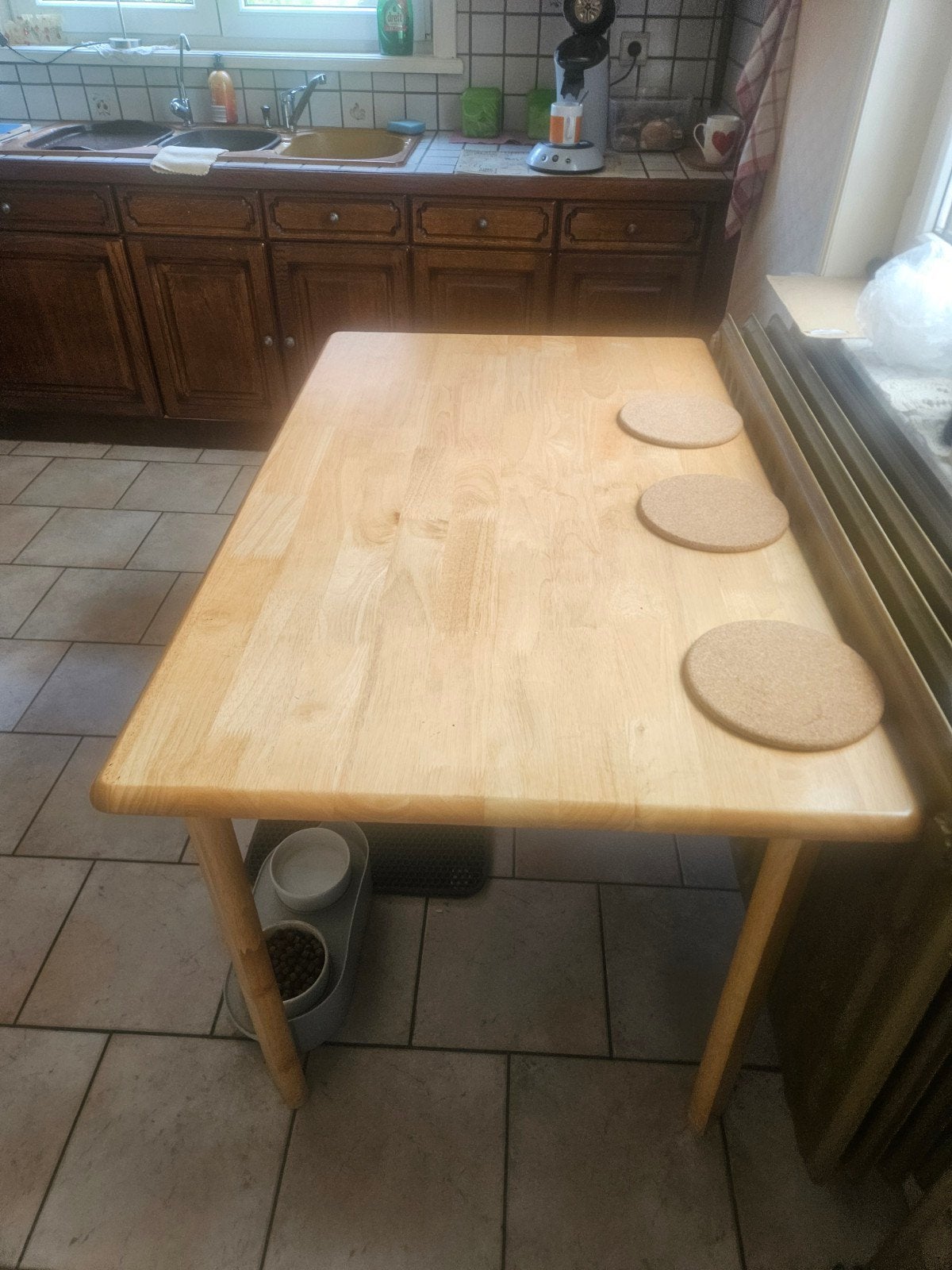 table en bois, bon état, Enlèvement