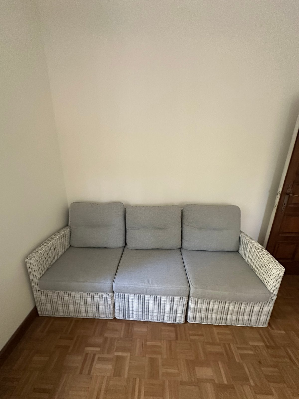 Incenso Furniture 3-zits loungesofa – wicker, Huis en Inrichting, Ophalen, Zo goed als nieuw