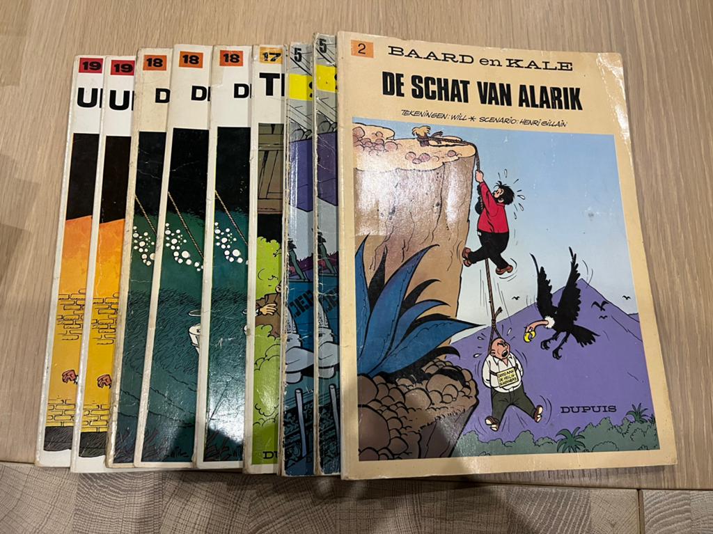 Baard en Kale - 2,2x5,17,3x18 en 2x19, Meerdere stripboeken, Ophalen of Verzenden