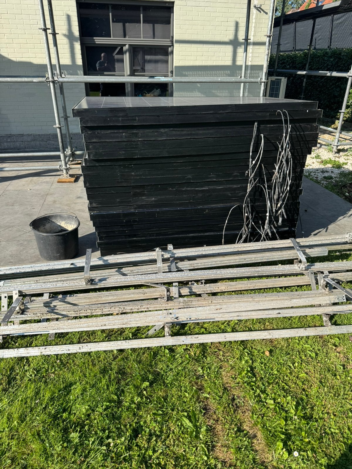 Complete zonnepanelen set, Enlèvement, Utilisé, Système complet, 200 watts-crêtes ou plus