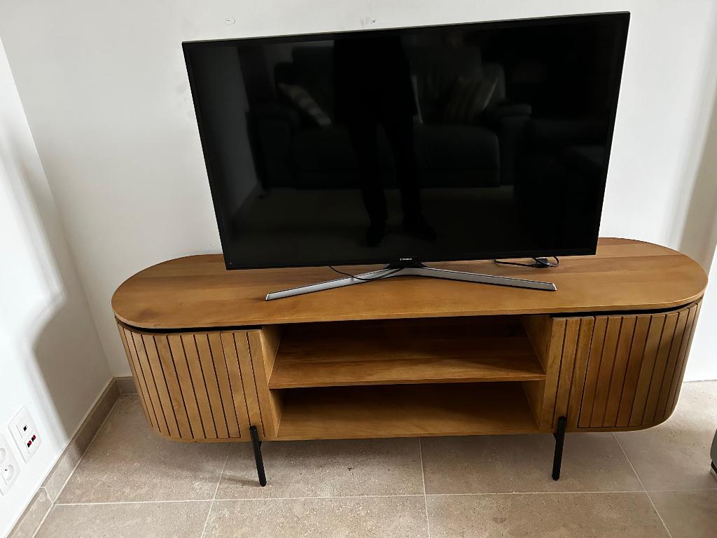 mango houten TV-meubel en dressoir, Ophalen,   modern, retro, scandinavisch, 150 tot 200 cm, Nieuw