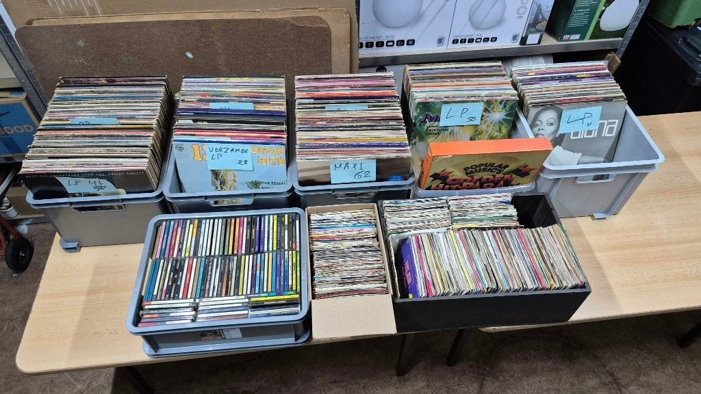Diverse LP's, Maxi Singles & Singles te koop, Enlèvement, Utilisé, Autres formats, LP
