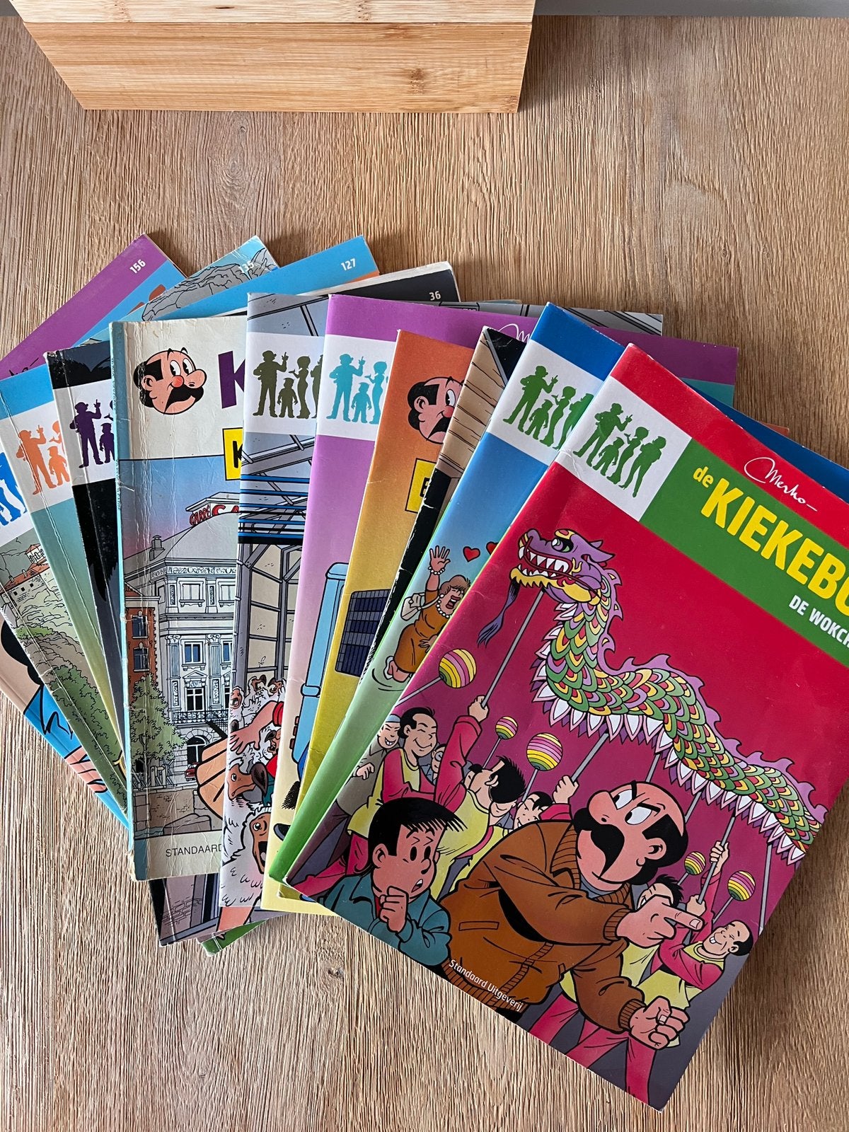 Bundel van 11 KIEKEBOE strips, Boeken, Gelezen, Europa, Ophalen of Verzenden, Meerdere comics