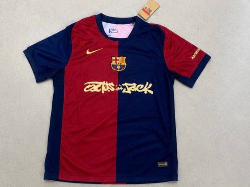 FC Barcelone x Travis Scott, Taille L, Enlèvement ou Envoi, Neuf, Maillot