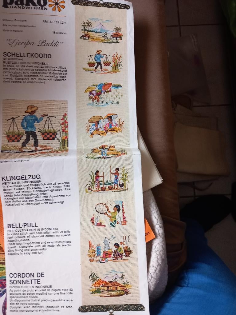 Borduurpakket pako, Ophalen, Nieuw, Handborduren, Borduurpakket
