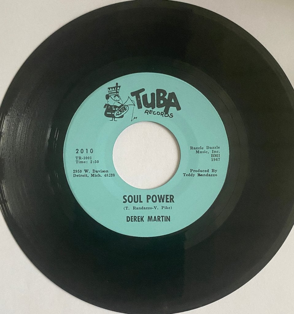 Derek Martin – Soul Power (1967) US 45T Northern Soul, Pressage original, 7 inch, Utilisé, Autres types