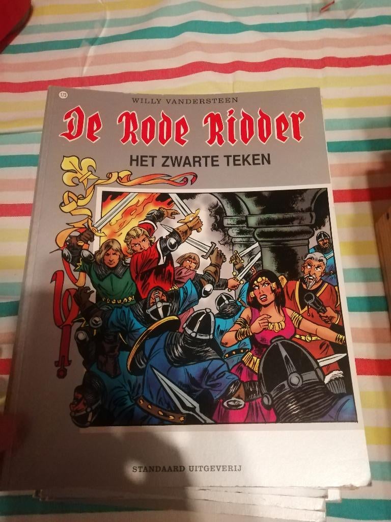 De rode ridder strips grijze cover deel 6, Plusieurs BD, Enlèvement ou Envoi, Utilisé, Willy Vandersteen